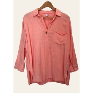 Old Navy Linen Blend Popover Tunic